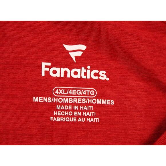 NFL SF 49ers Mens 4XL Red Pullover Fanatics Sports Football Team NWT - Picture 7 of 8